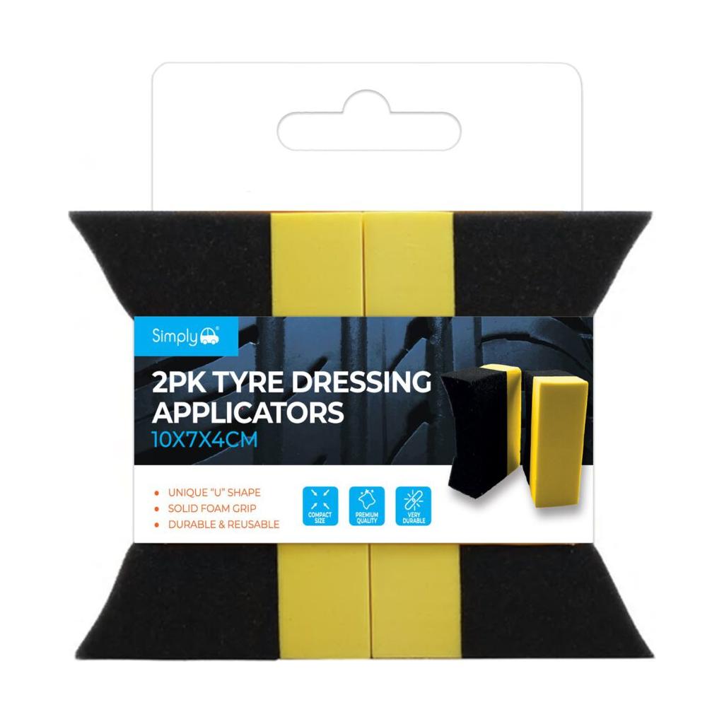 Simply Auto Tyre Dressing Applicators - Pack of 2