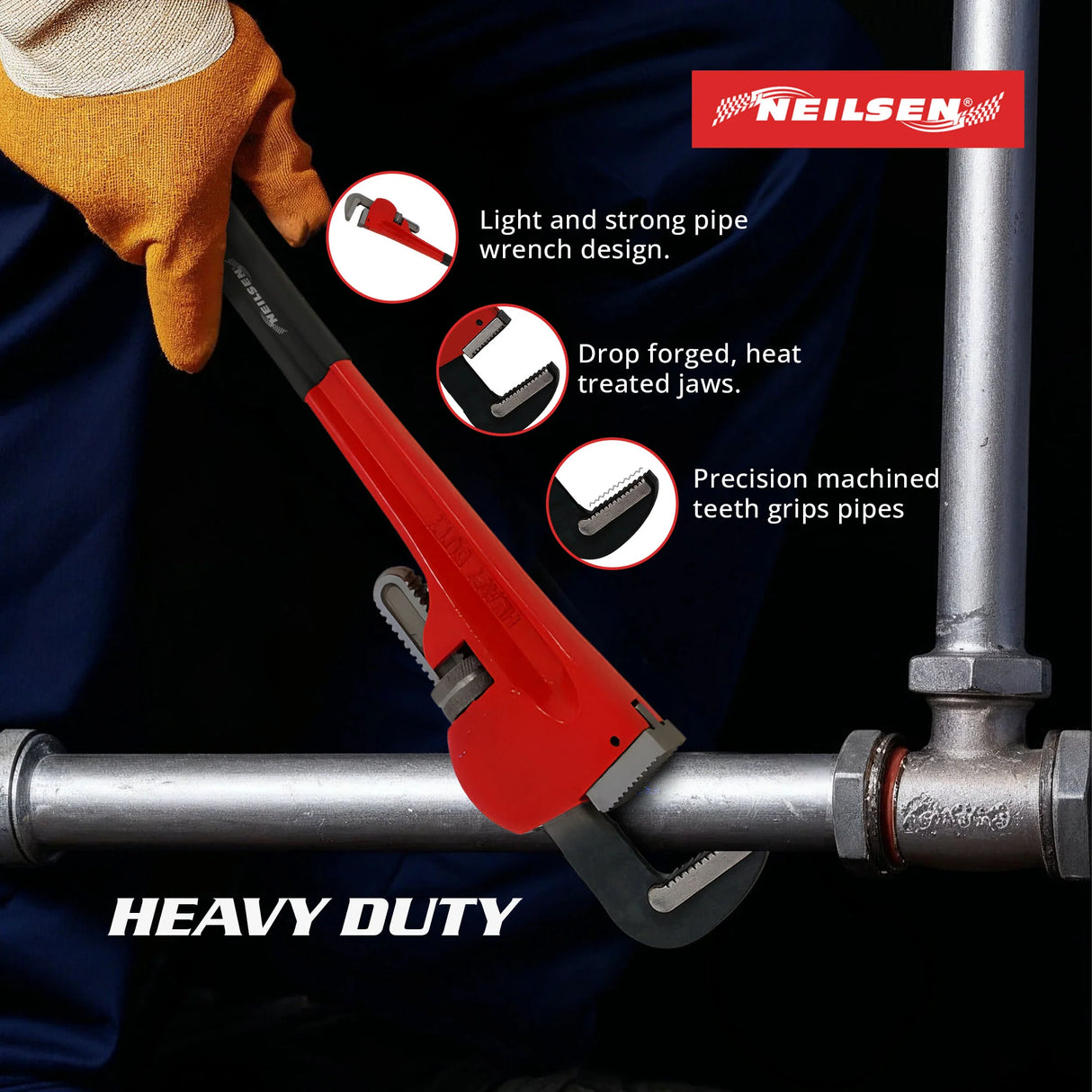 Neilsen Pipe Wrench CT0301