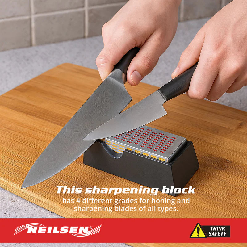 Neilsen CT0826 Diamond Sharpening Block | 4 Grit