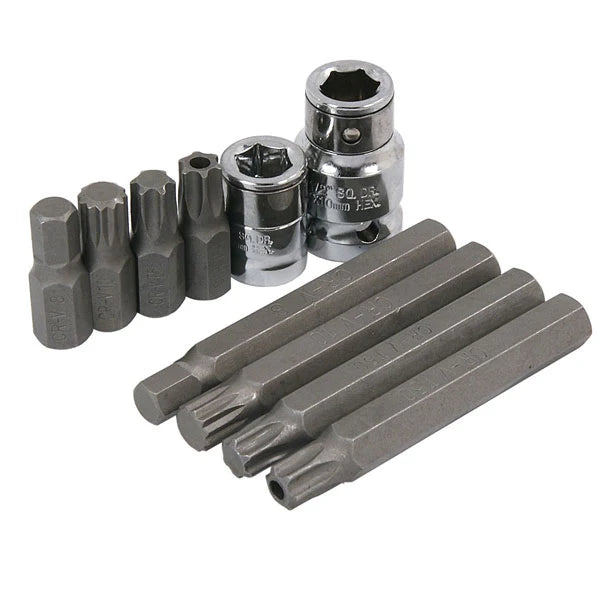 Neilsen CT1882 Hex, Spline & Star Bit Set | 54 peice