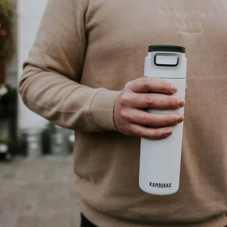 Kambukka Elton Water Bottle Insulated 600Ml Chalk White