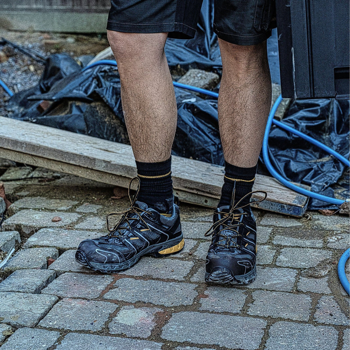 DeWalt Cutter Safety Trainers Black/Grey