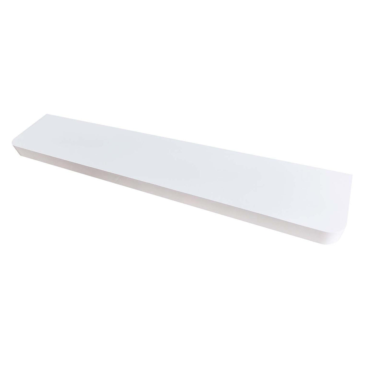Shelfit Round Corner Floating Shelf | High Gloss White