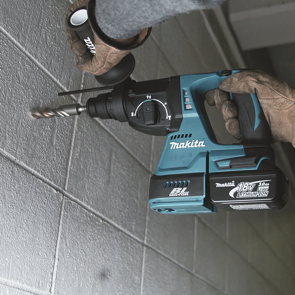 Makita DHR242RTJ 18V SDS+ Brushless Rotary Hammer Drill (2x5Ah)