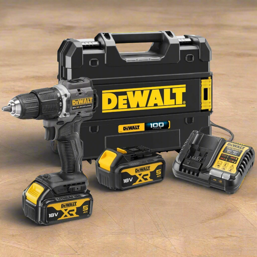 Buy DEWALT Combi Drill 2x5Ah Li Ion 18V Brushless at Ted Johnsons