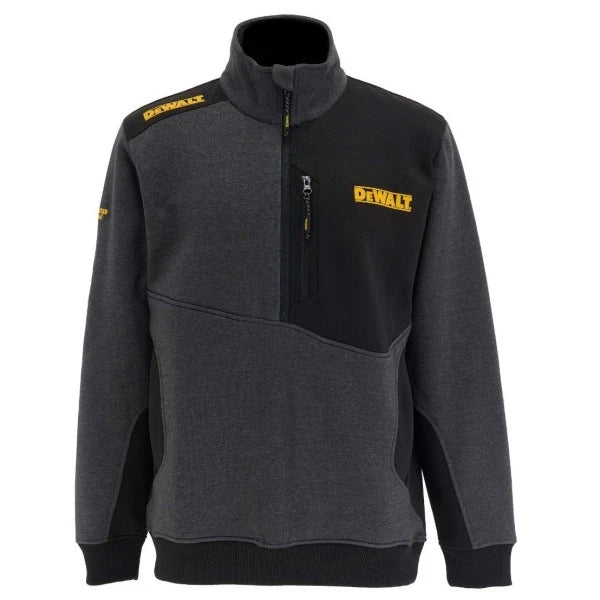 DeWalt Redland Utility 1/4 Zip Sweatshirt | Grey/Black