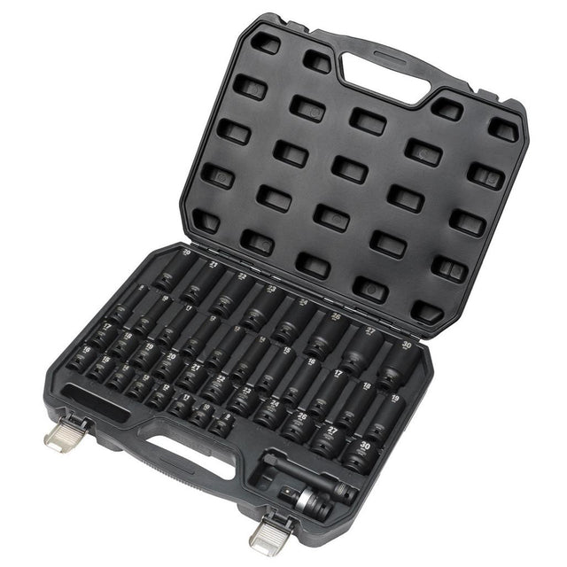 Draper Hi-TORQ® Impact Socket Set, 1/2" Sq. Dr. (40 Piece)