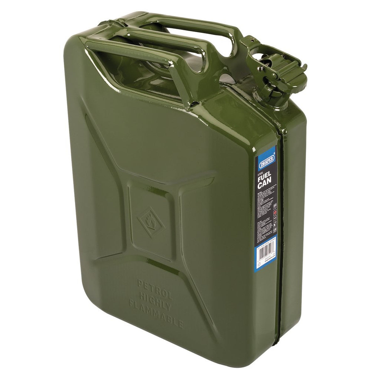 Draper Steel Fuel Can - 20L | Green
