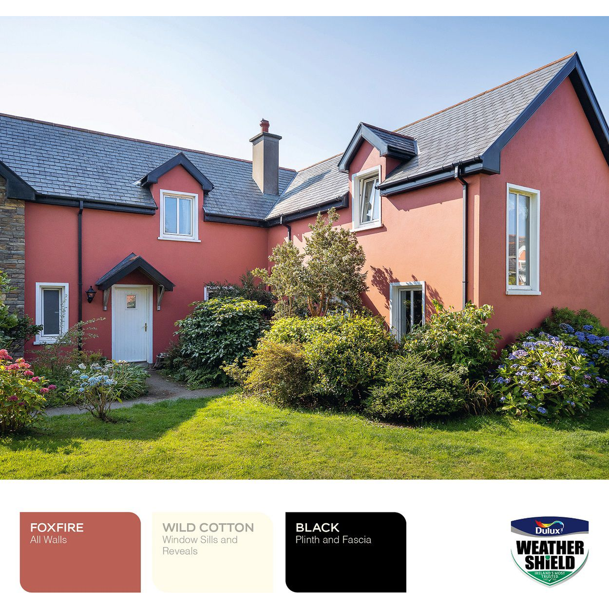 Dulux Weathershield Black Masonry Paint 10L