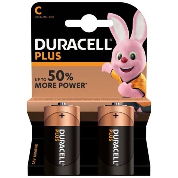 Duracell Plus C Size | Pack of 2