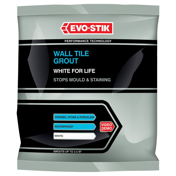 Evo-Stik E/S Tile Grout 500gm White