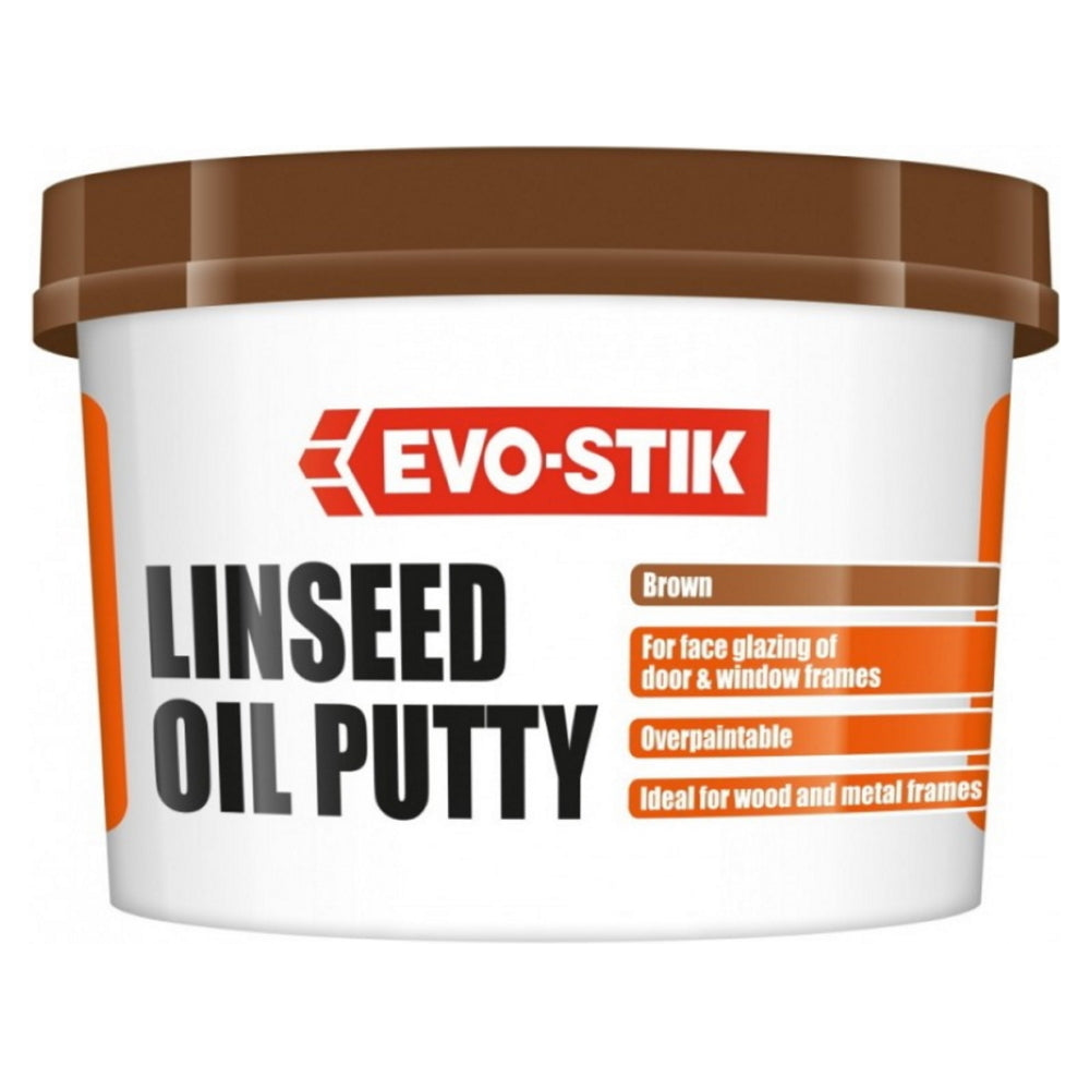 Evo-Stik Multi Purpose Linseed Oil Putty - Brown