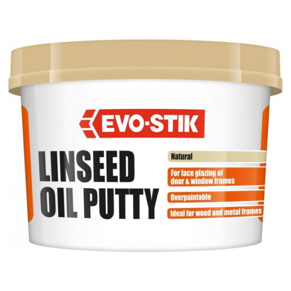Evo-Stik Multi Purpose Linseed Oil Putty - Natural
