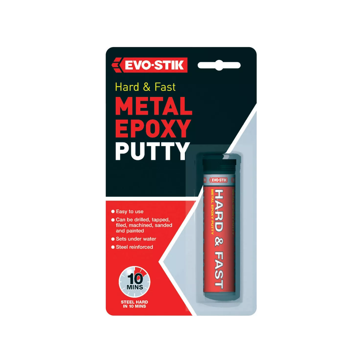 Evo-stik Hard & Fast Metal Epoxy Putty - 50g