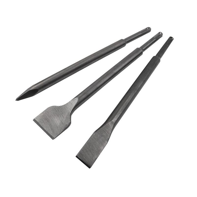 Faithfull 3 Piece SDS+ Chisel Bit Set