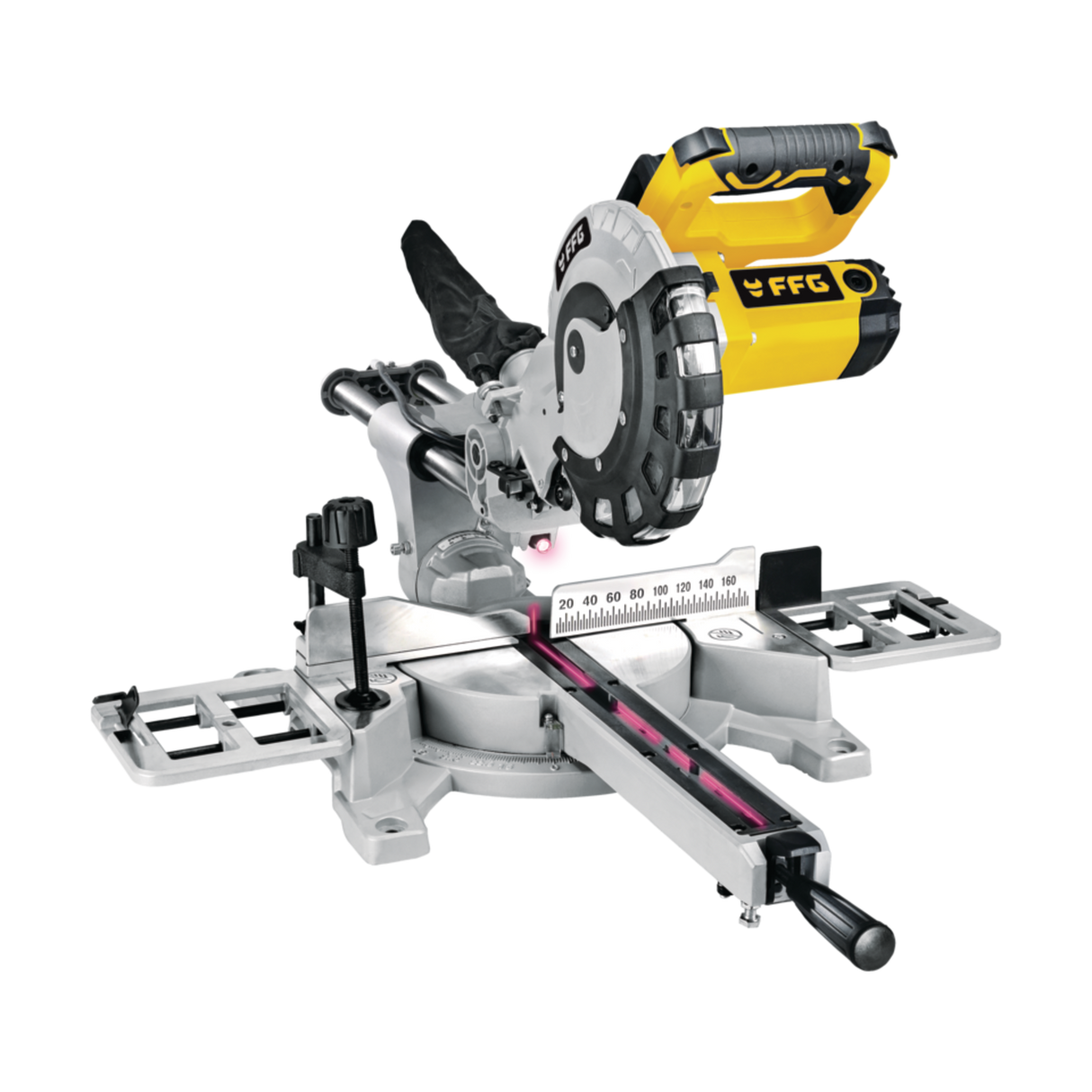 FF Group Sliding Compound Mitre Saw 220V - 1450W