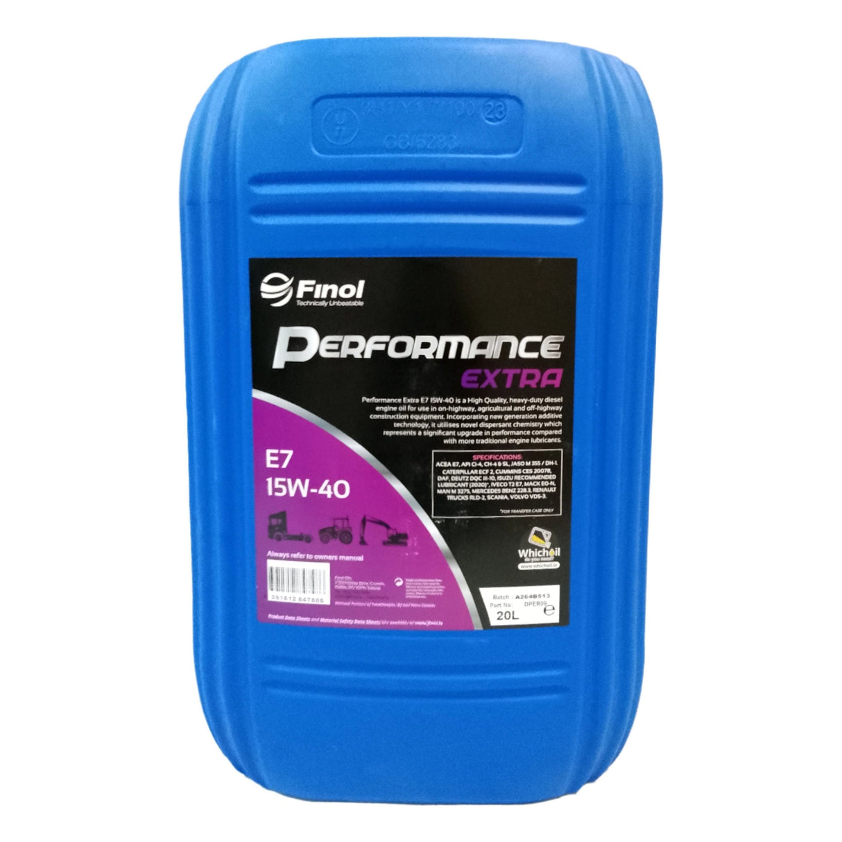 Finol Performance E7 15W - 40 -20L