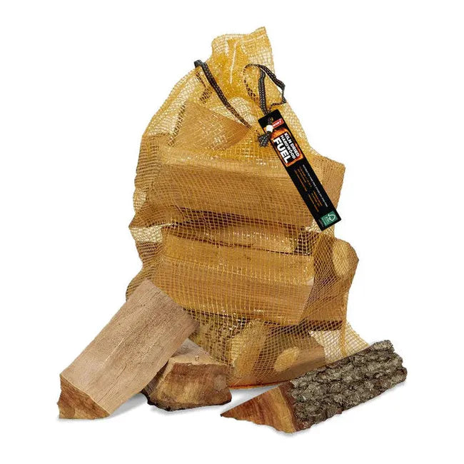 Fireworx Kiln Dried Hardwood Logs Mesh Bag - 22L