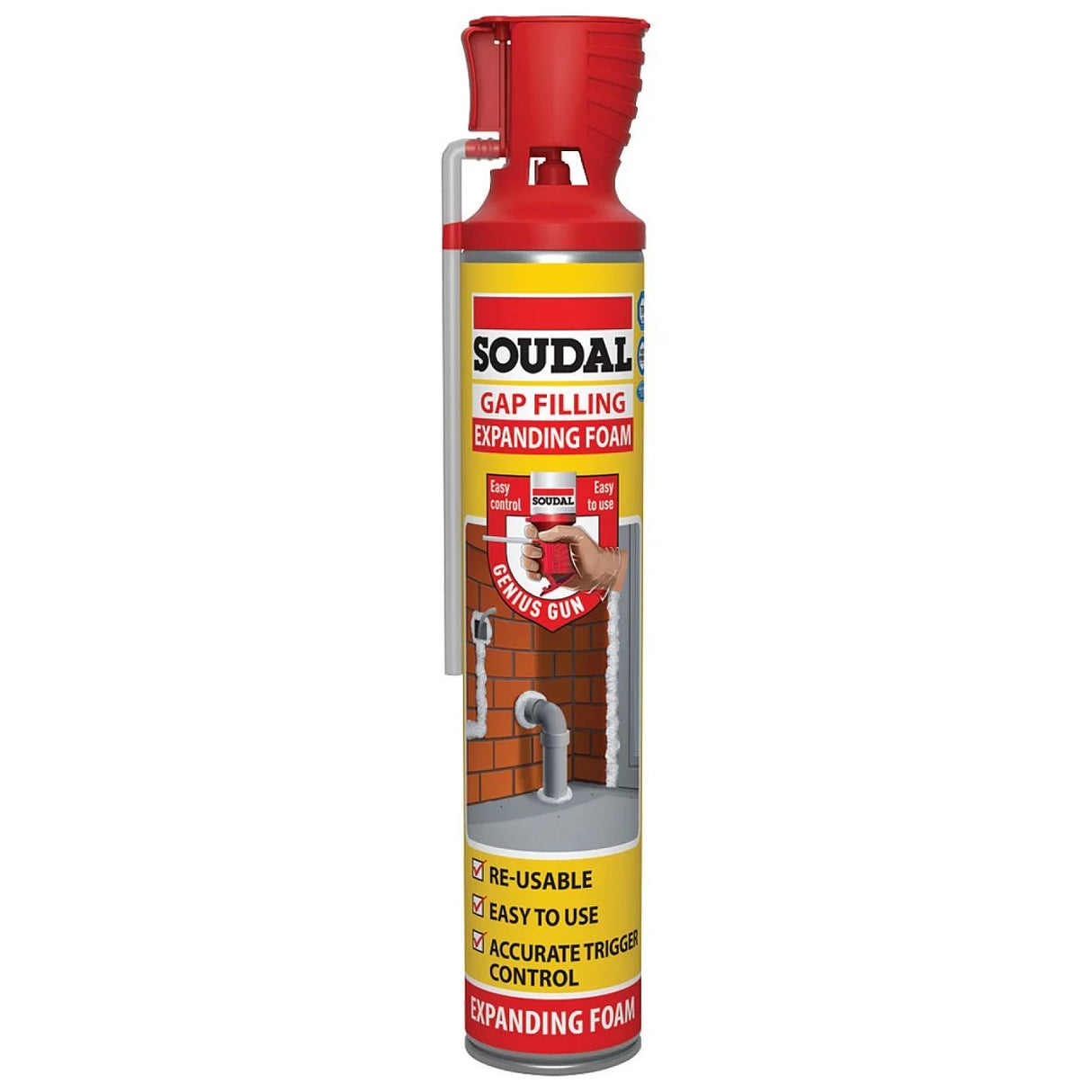 Genius Gun Gap Filling Foam - 750Ml