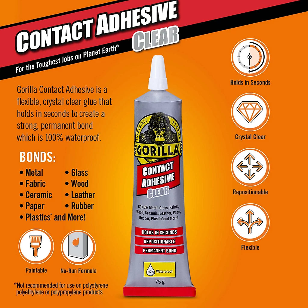 Gorilla Contact Adhesive Tube - 75g