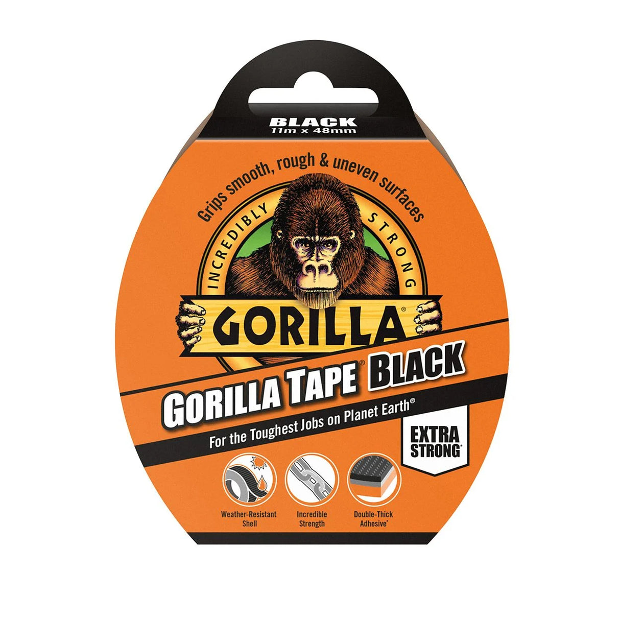 Gorilla Duct Tape | Black - 48 mm x 11 m