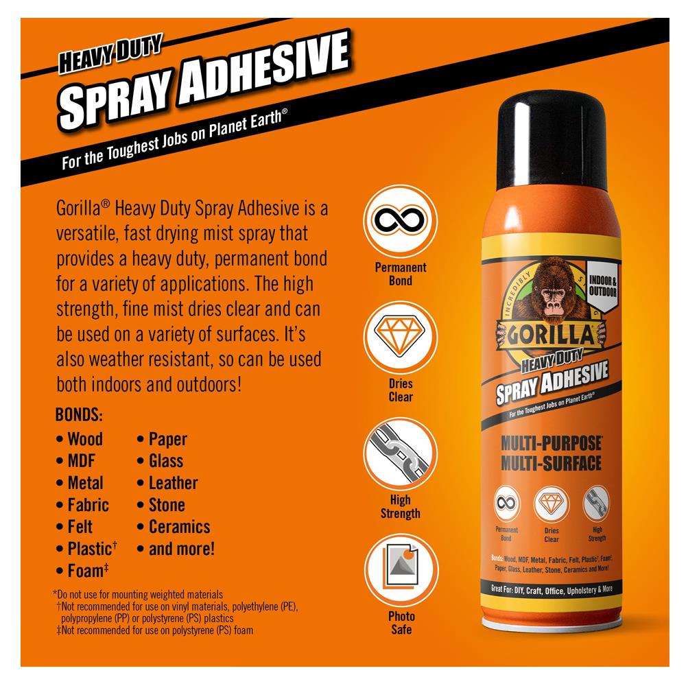 Gorilla Spray Adhesive - 400ml