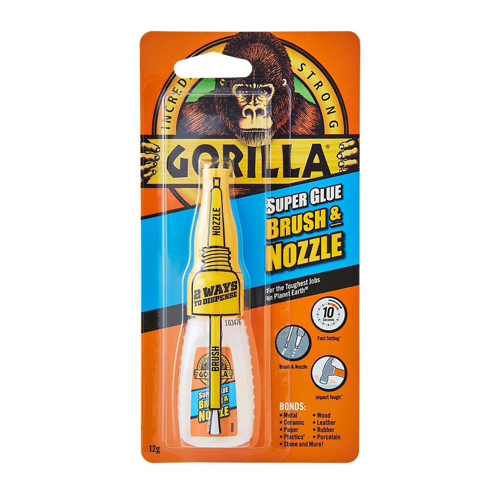 Gorilla Superglue | Brush & Nozzle - 12g