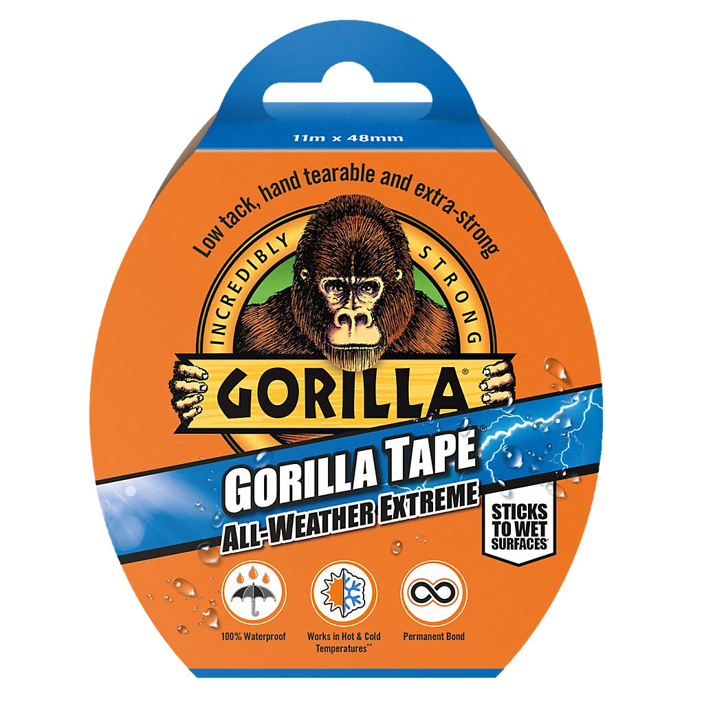 Gorilla Tape All Weather Extreme | Black - 48mm x 11m