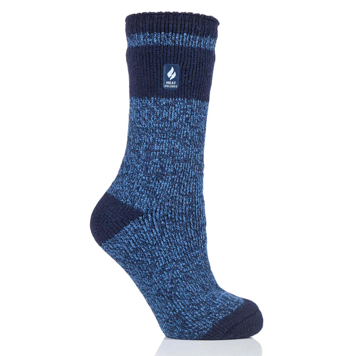 Heat Holders Ladies Twist Socks Snowdrop