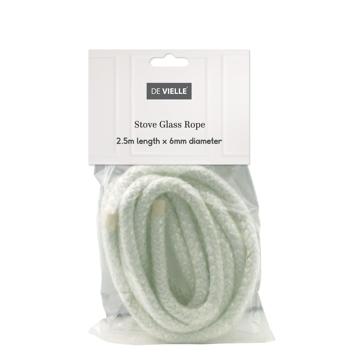 De Vielle Stove Glass Rope | White