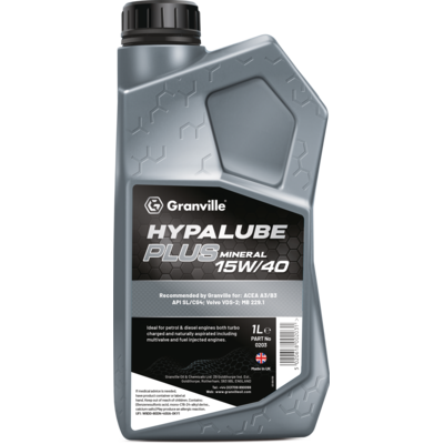 Granville Hypalube Plus Mineral 15W/40
