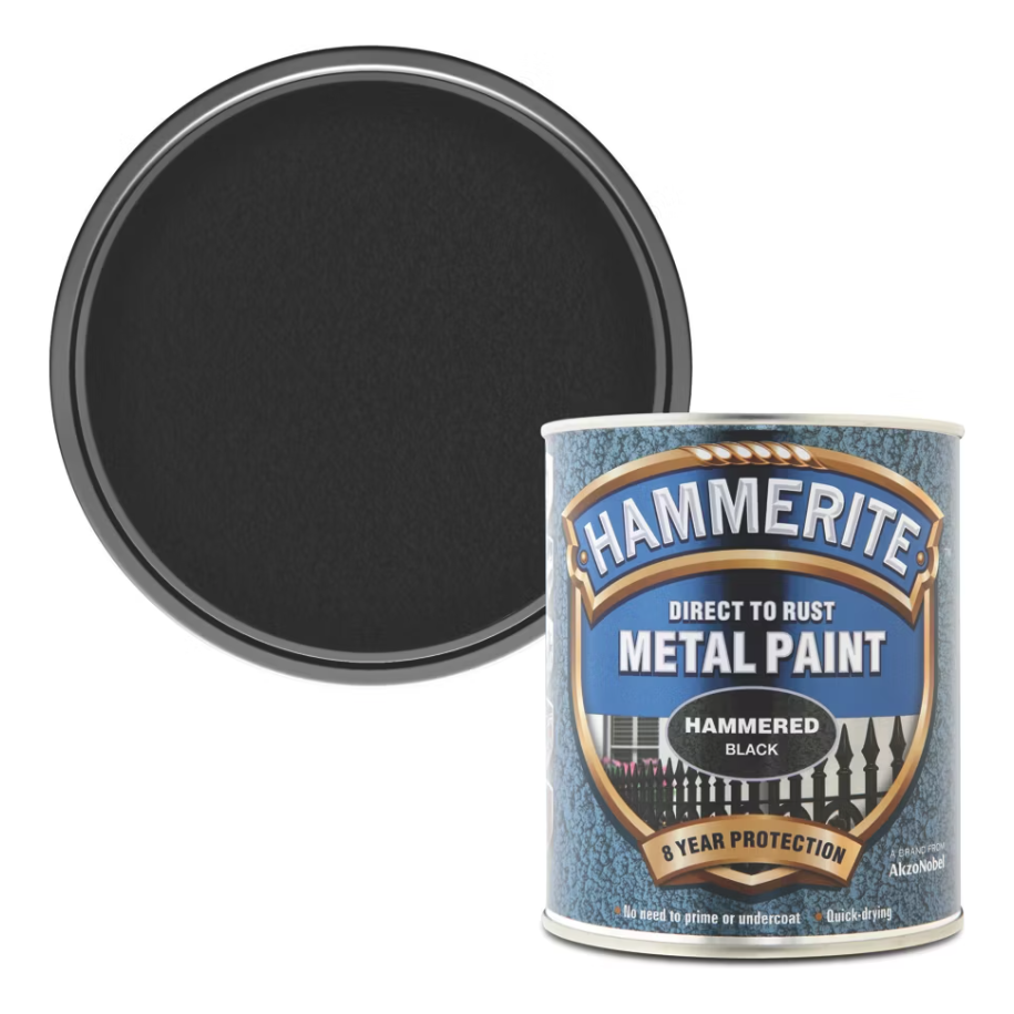 Hammerite Hammered Metal Paint - Black