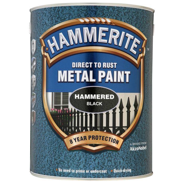 Hammerite Hammered Metal Paint - Black
