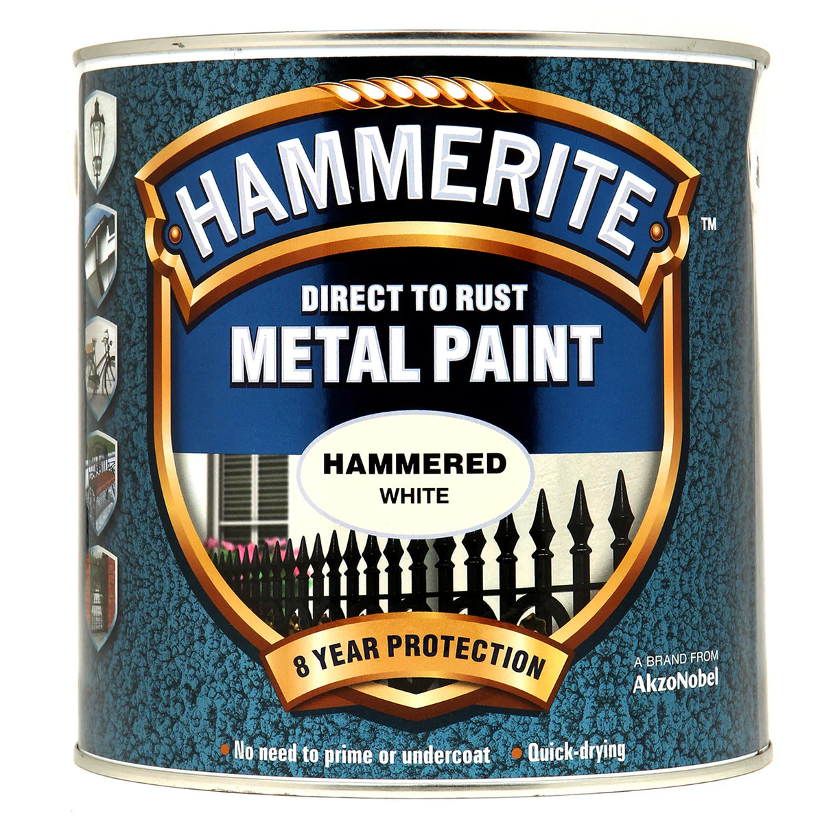 Hammerite Hammered Metal Paint - White