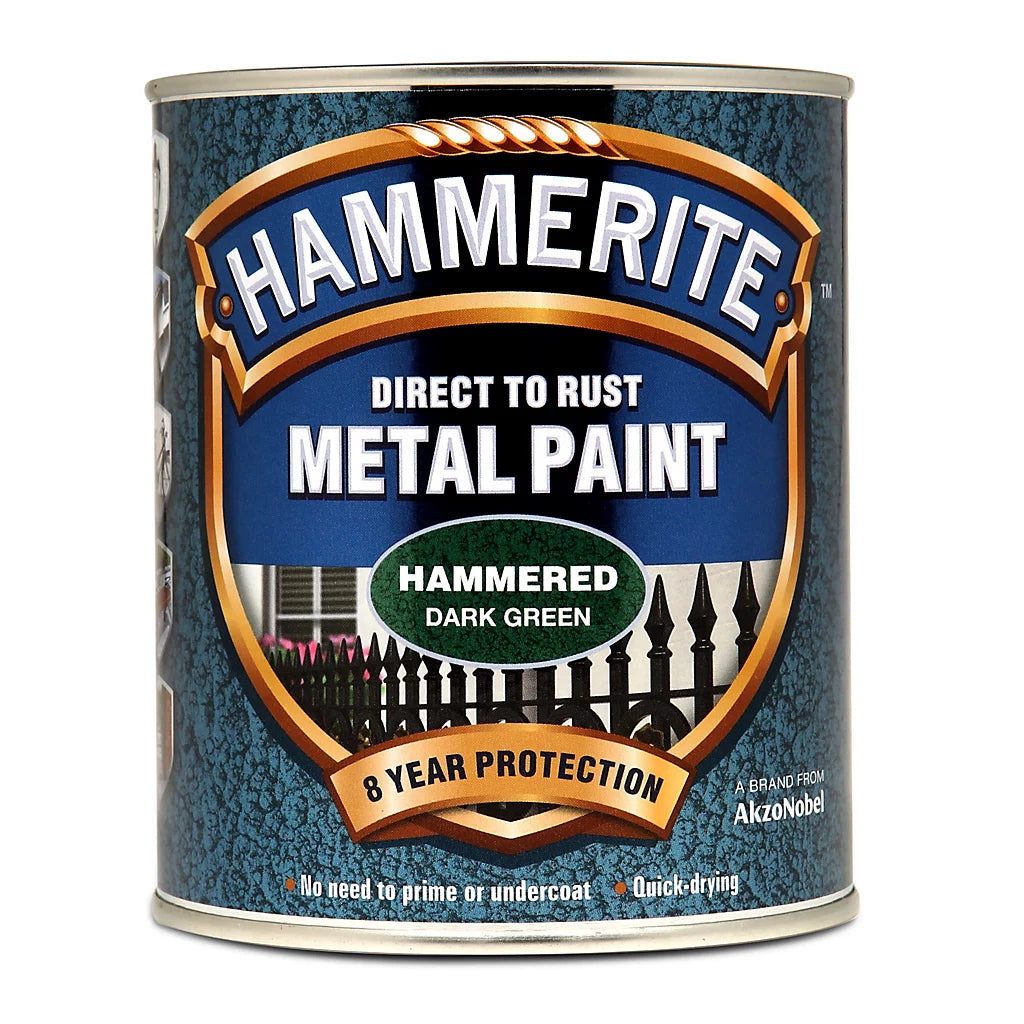Hammerite Hammered Metal paint | Dark green - 750ml