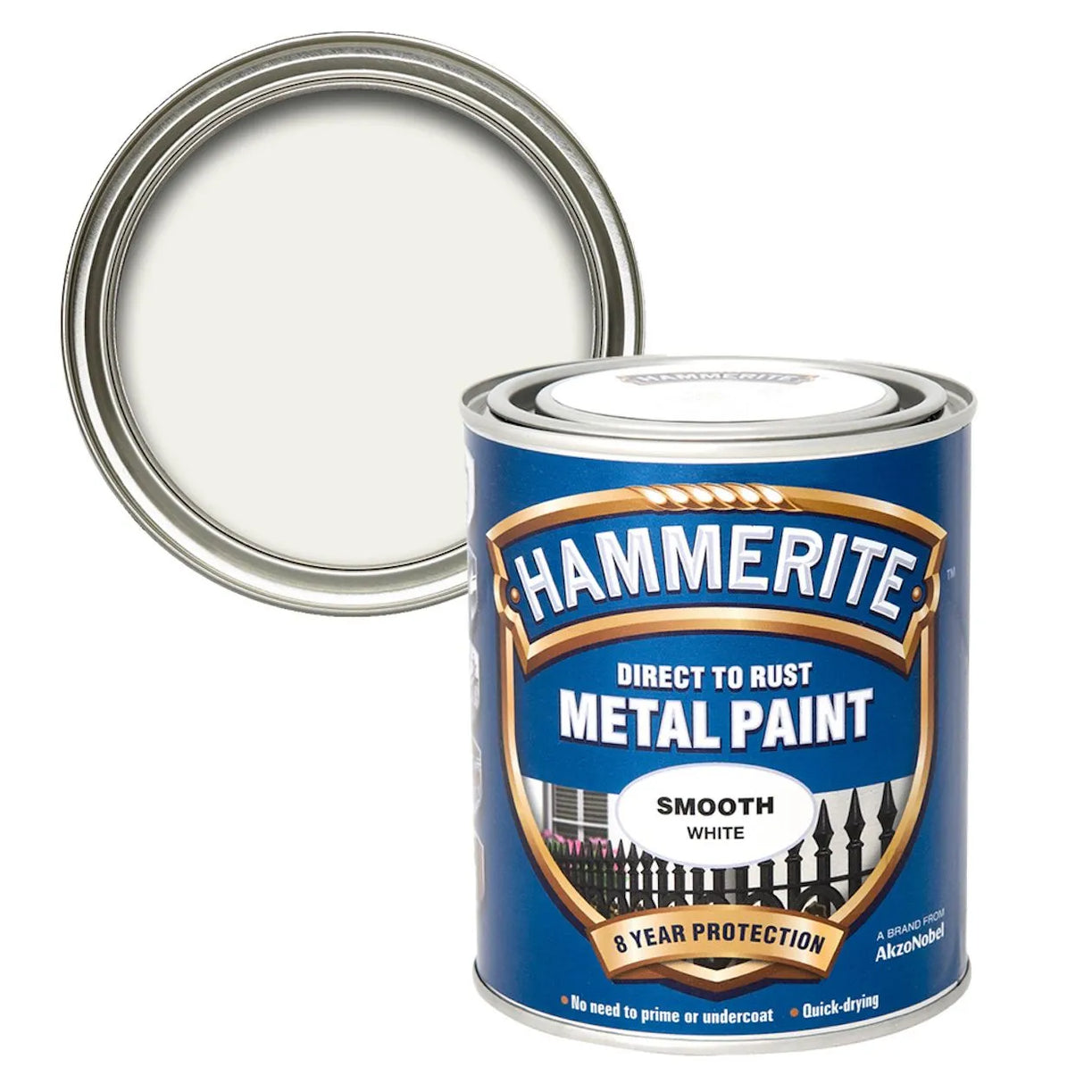 Hammerite Smooth Metal Paint - White