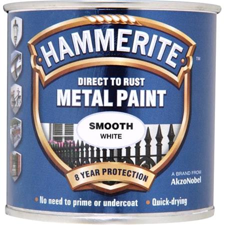 Hammerite Smooth Metal Paint - White