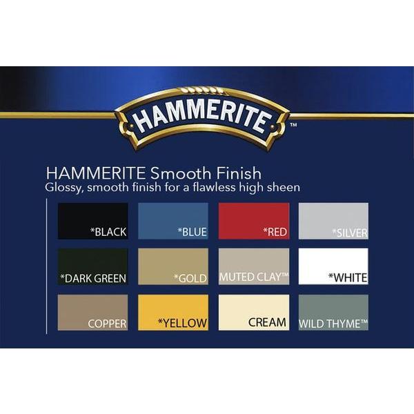 Hammerite Smooth Metal Paint | Silver - 750ml