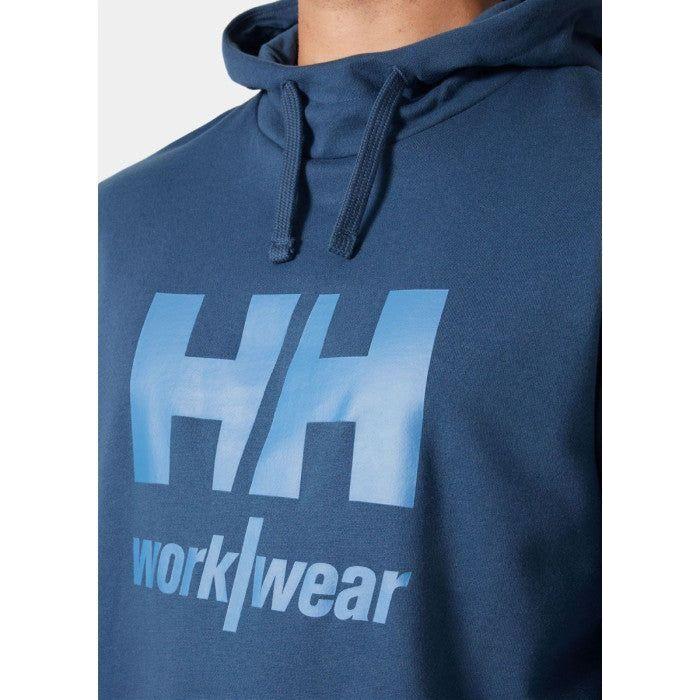 Helly Hansen Classic Logo Hoodie - Deep Steel Blue