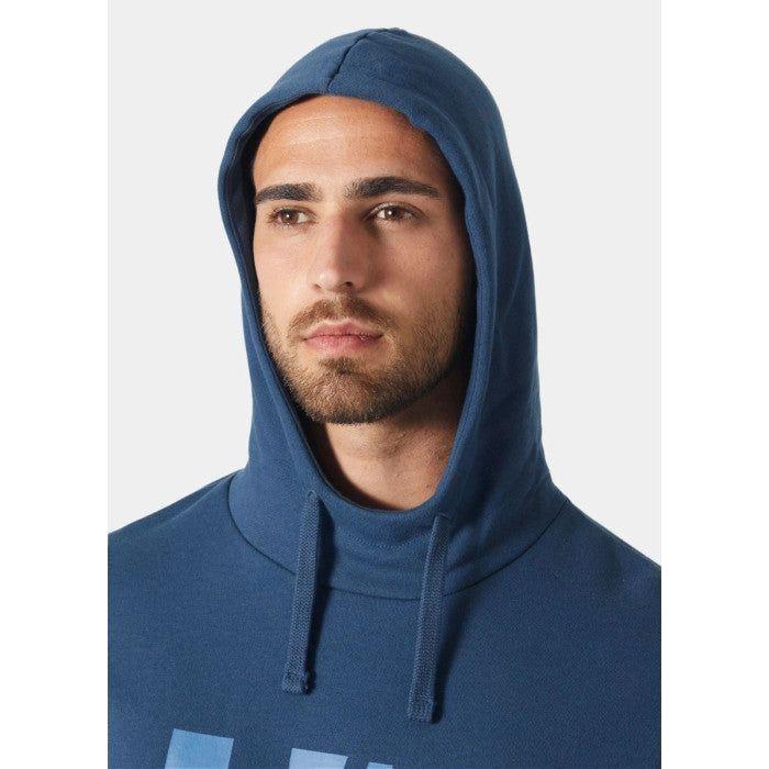 Helly Hansen Classic Logo Hoodie - Deep Steel Blue