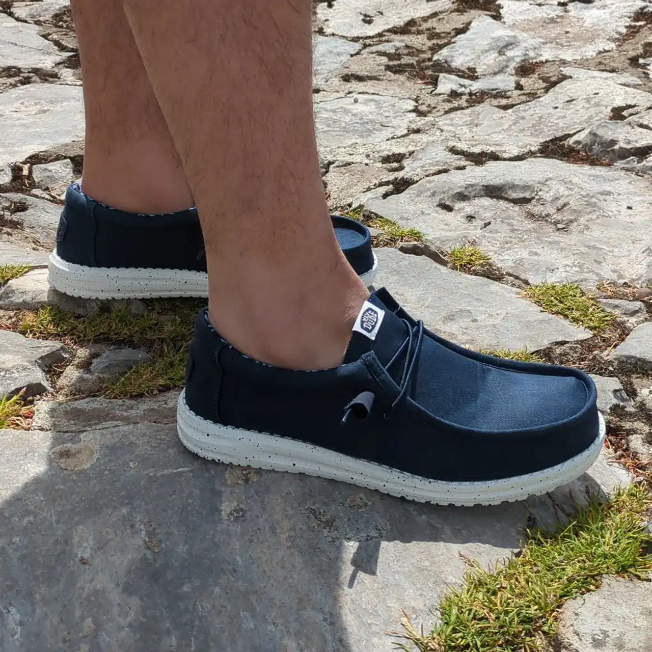 HeyDude Wally Canvas - Navy Men