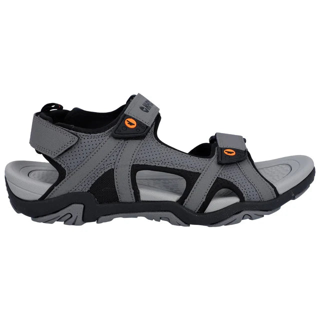 Hi-Tec Mens Crater Walking Sandals Grey