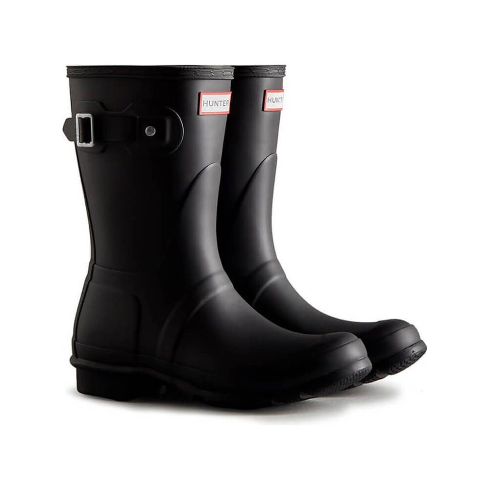 Hunter Ladies Original Short Wellington Black