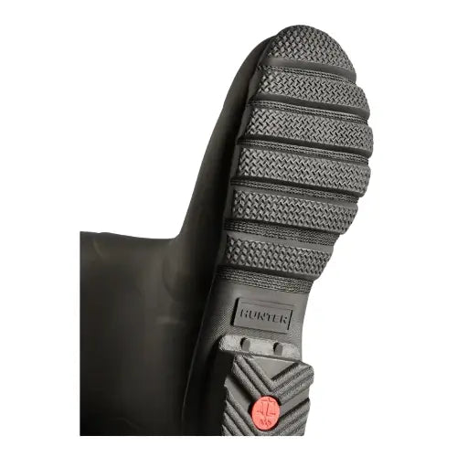 Hunter Ladies Short Back Adjustable Wellington - Black
