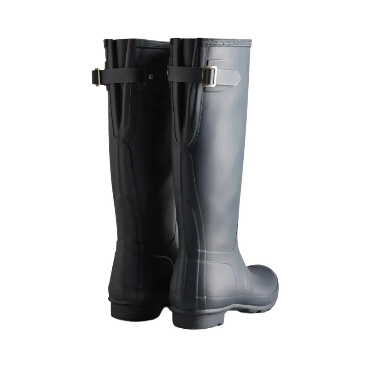 Hunter Ladies Tall Back Adjustable Wellington - Navy