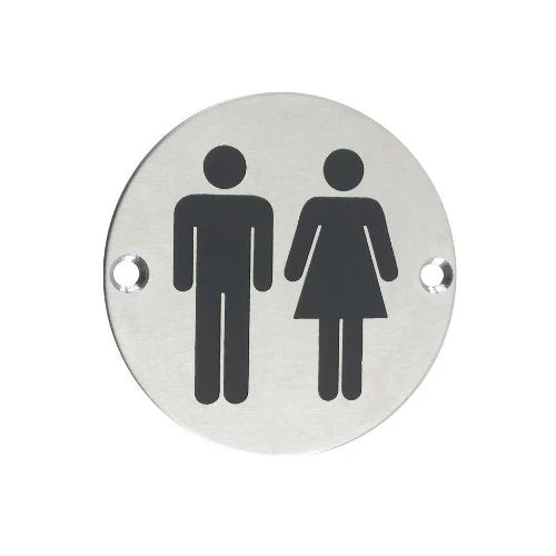Carlisle Brass Eurospec "Unisex" Symbol Disc Stainless Steel | 76mm