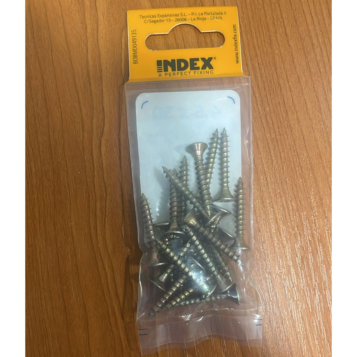 Index Chipboard Pozi Screw Yellow - 4.5MM | Pack of 20