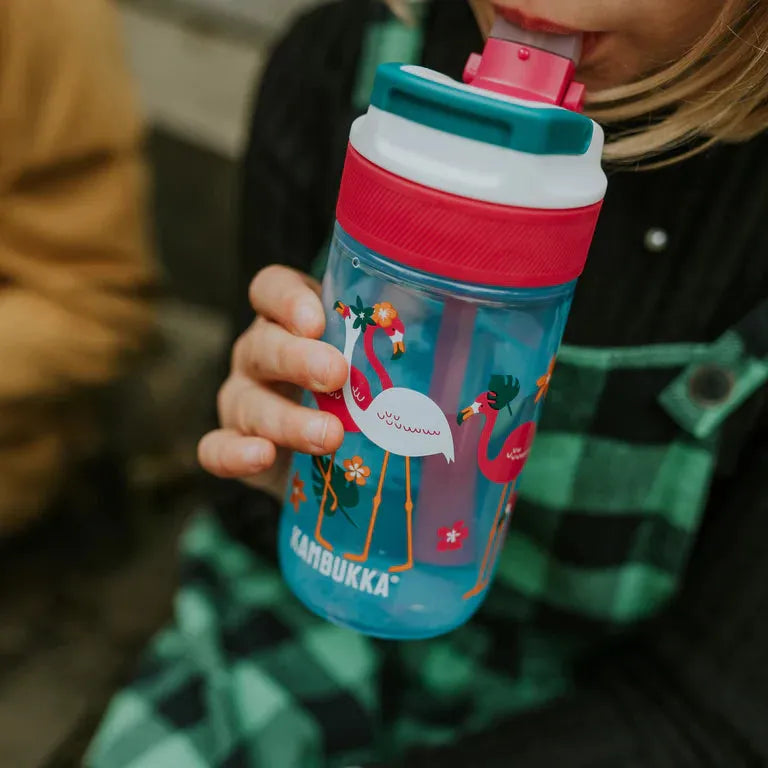 Kambukka Lagoon Flamingo Water Bottle 400Ml Blue