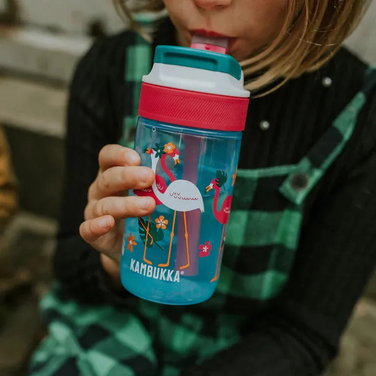 Kambukka Lagoon Flamingo Water Bottle 400Ml Blue
