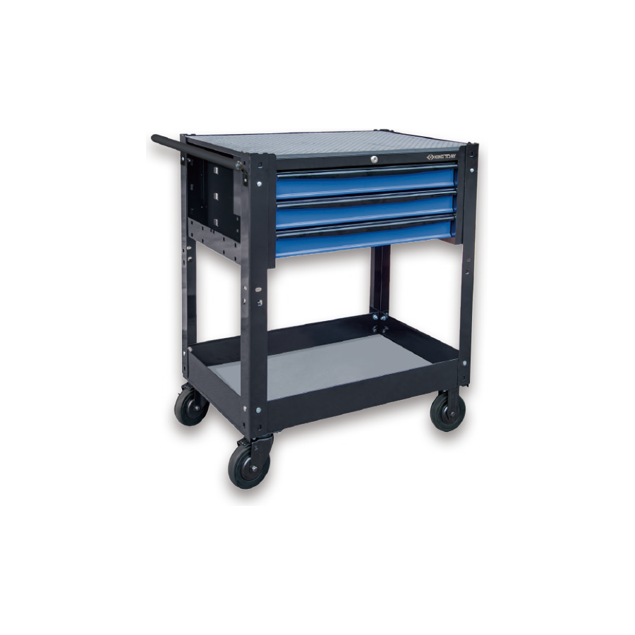 King Tony 87446-3B-KB Tool Trolley Cart - 3 Drawers